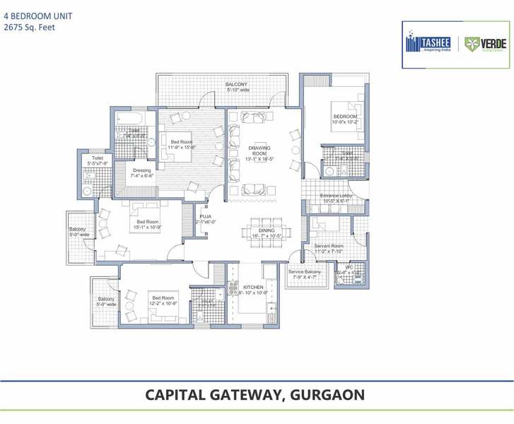 Tashee Capital Gateway — Floor Plan 3