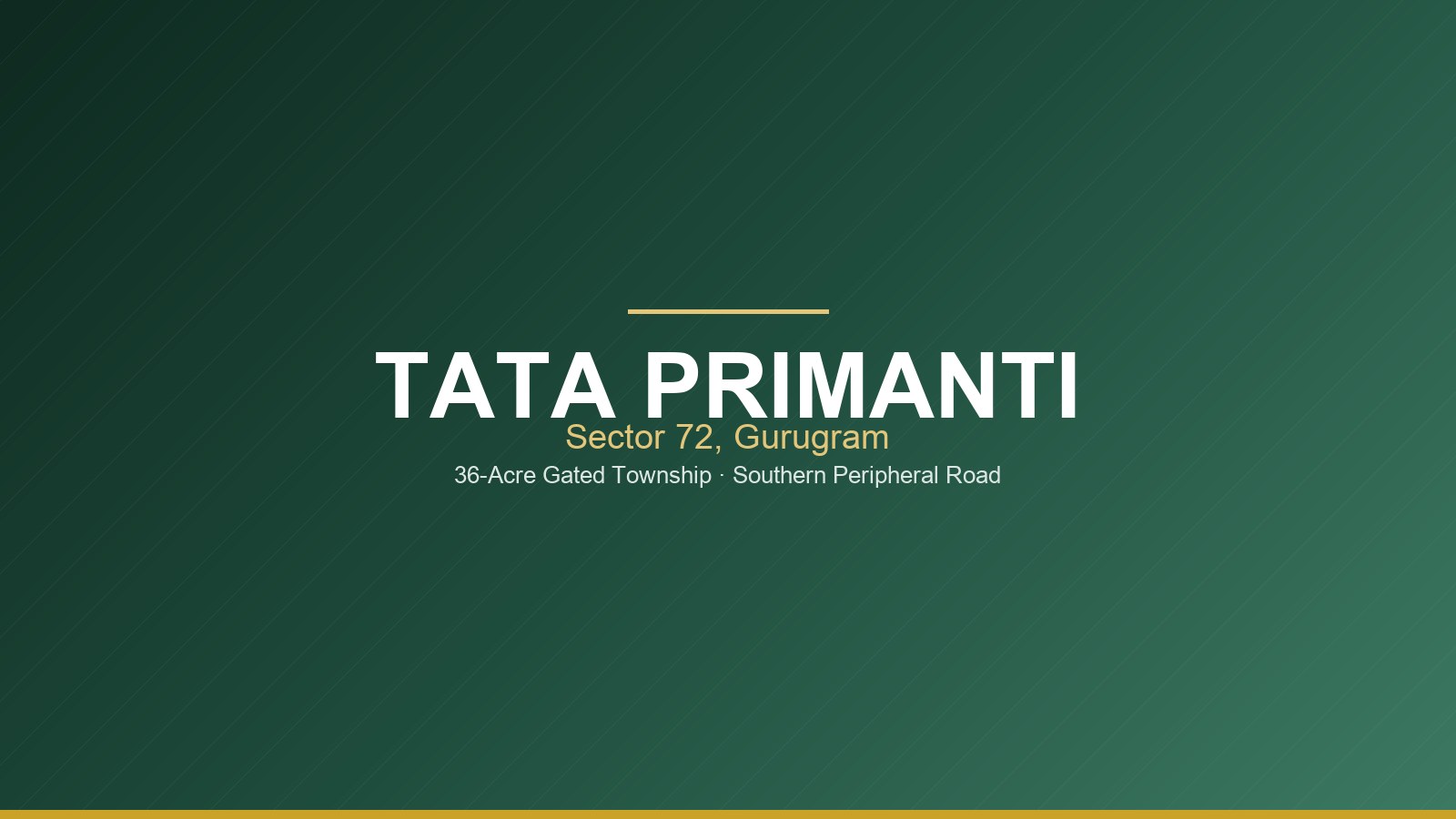 Tata Primanti — Township Entrance