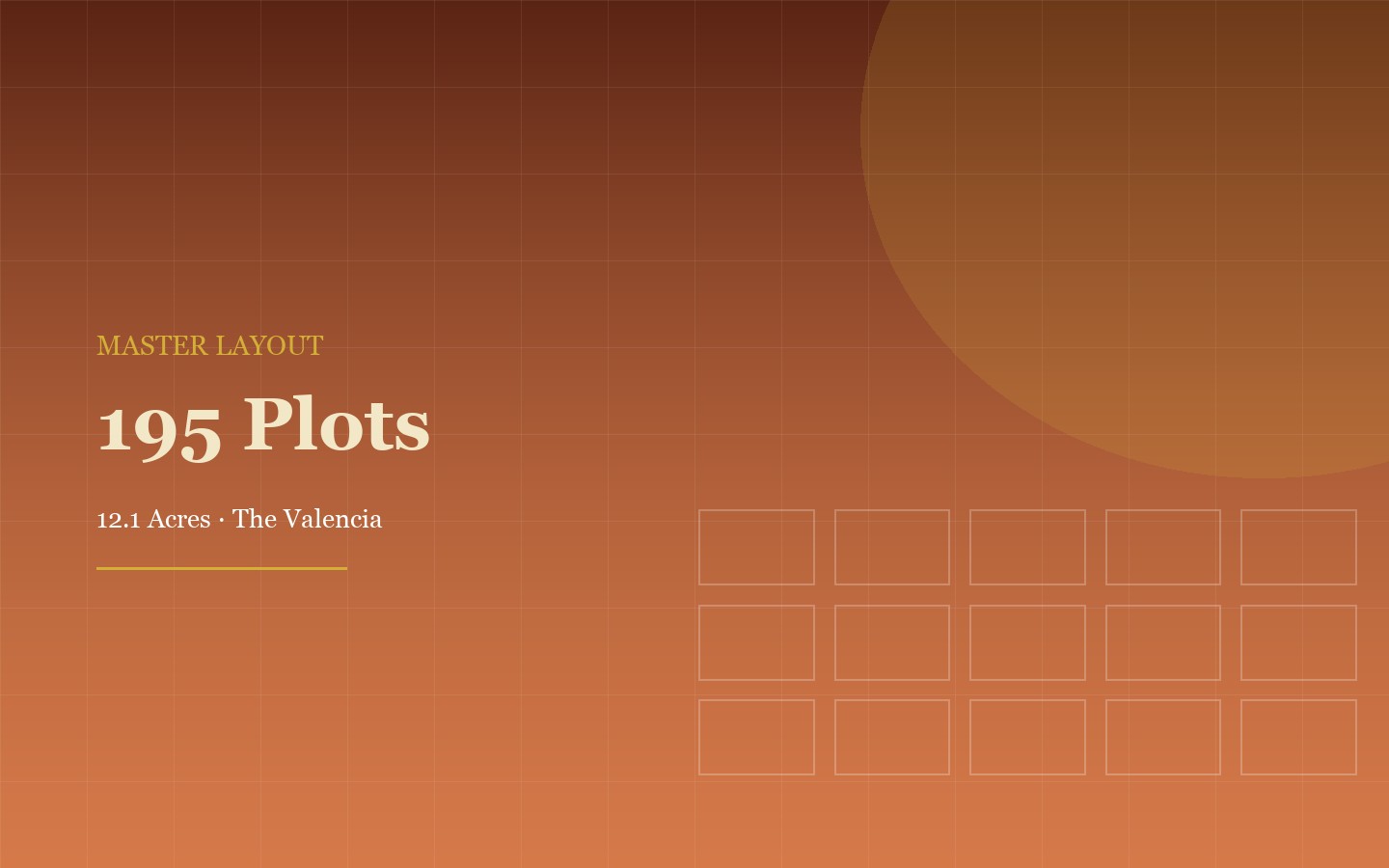 The Valencia — Master Layout Plan