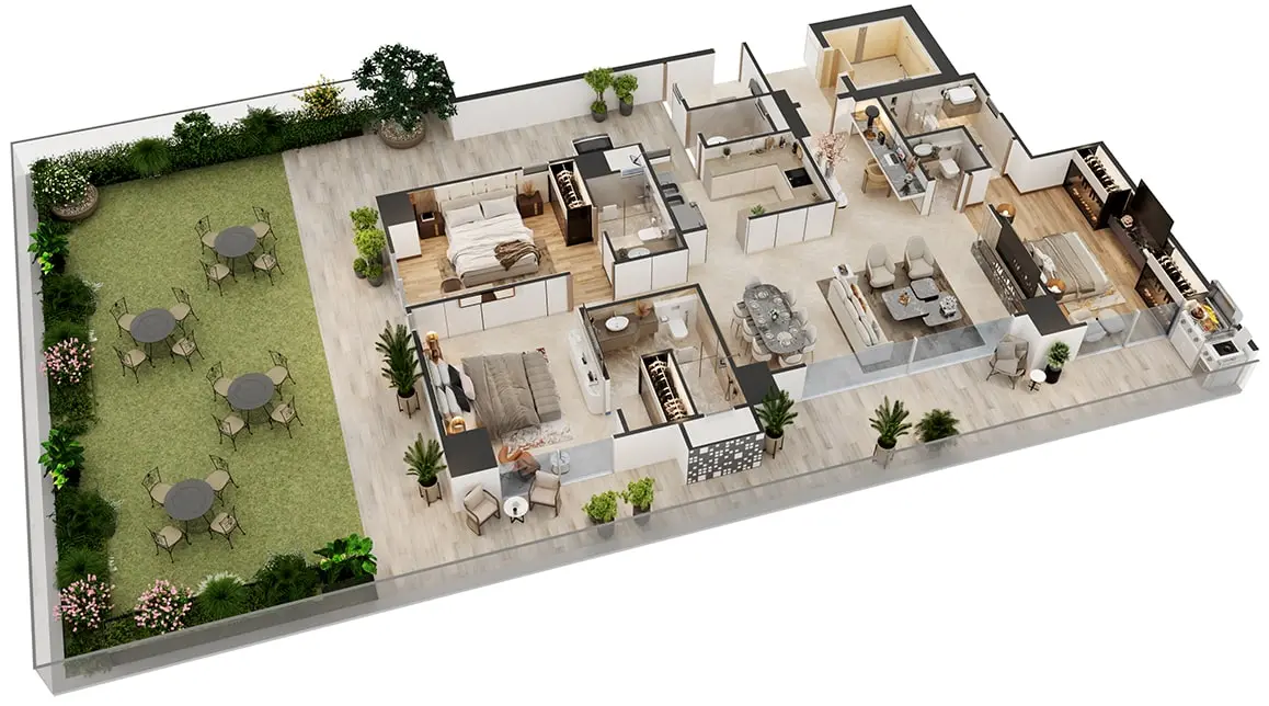 Trevoc Royal Residences — Floor Plan Type A