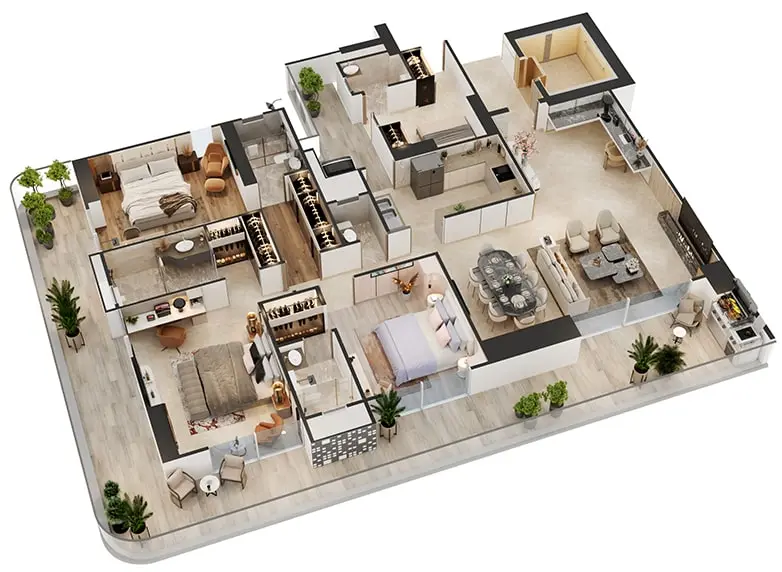 Trevoc Royal Residences — Floor Plan Type B