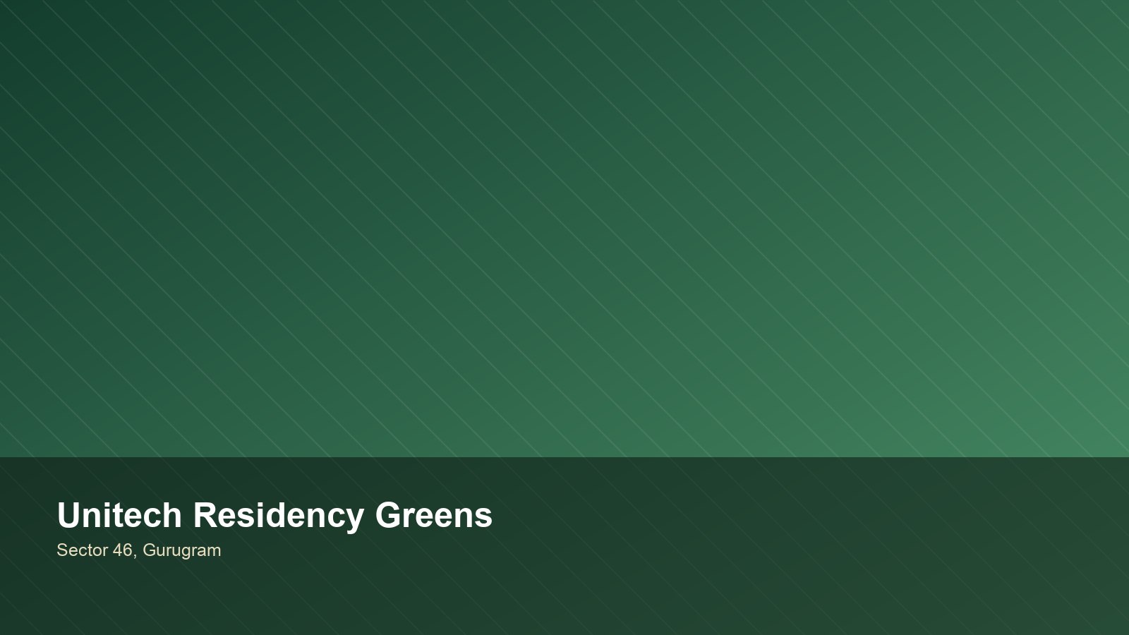 Unitech Residency Green — Residential Towers