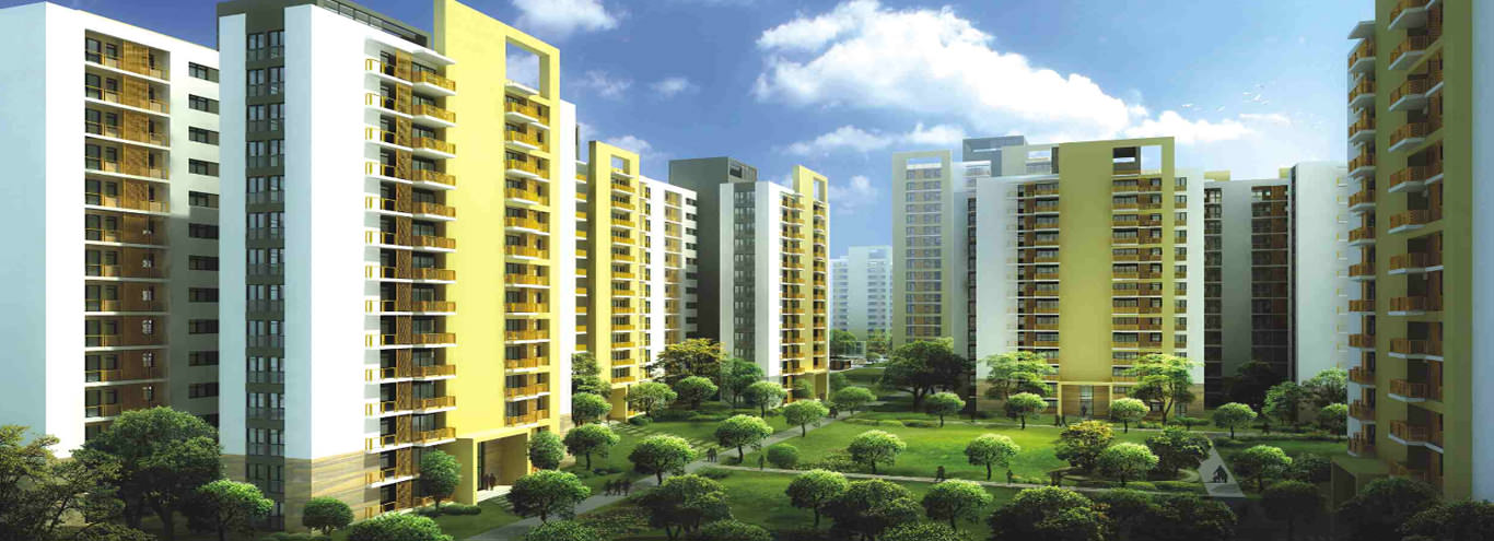 Unitech Uniworld Garden 2 — Tower Cluster, Developer Render