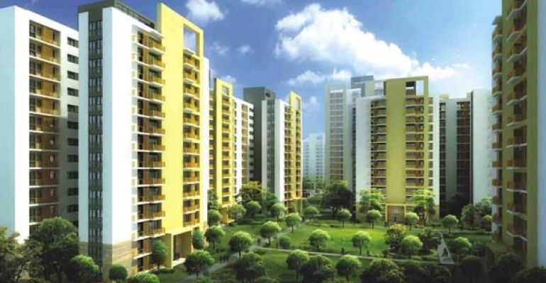 Unitech Uniworld Garden 2 — Community Facade View