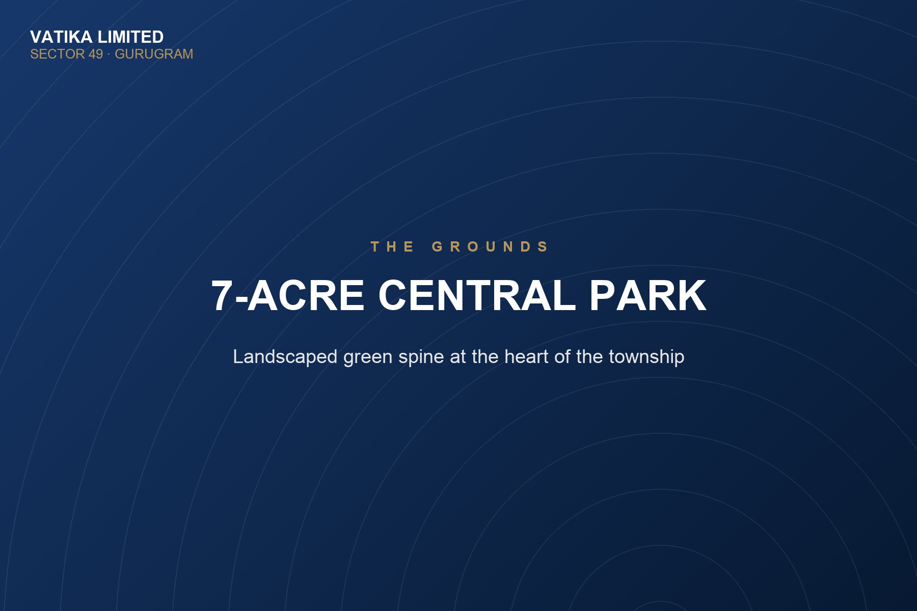 Vatika City — 7-Acre Central Park
