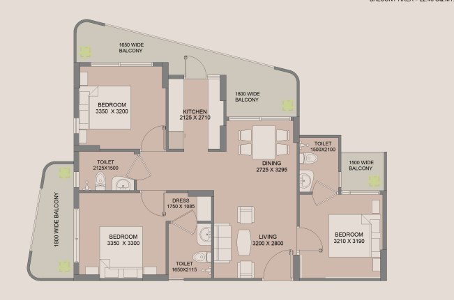 WAL Serenia 92 — Floor Plan 1