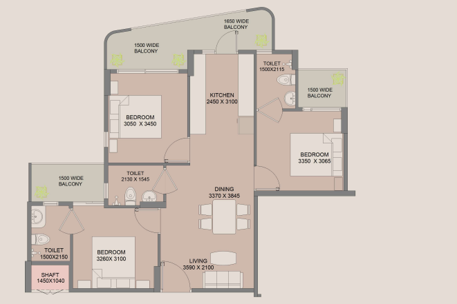 WAL Serenia 92 — Floor Plan 2
