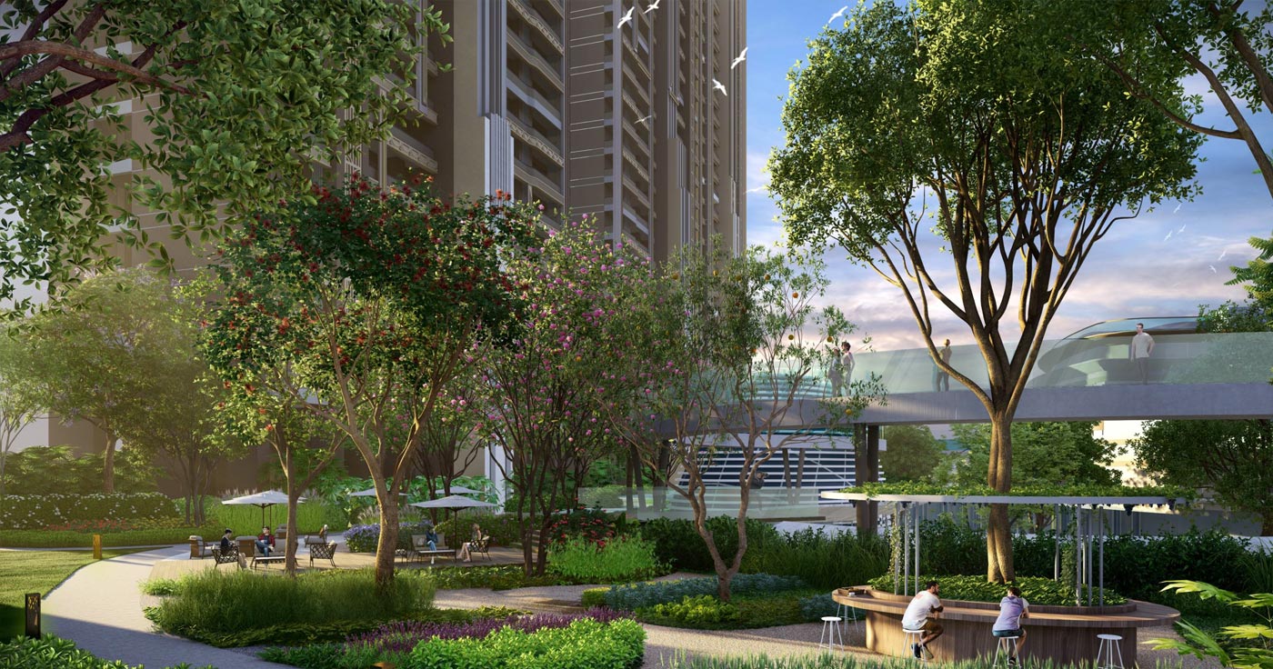 Whiteland The Westin Residences — Garden Walkway